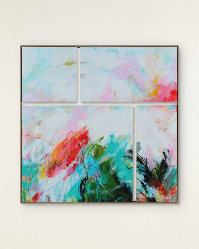 "Wister Garden" Framed Giclee by Joan Curtis