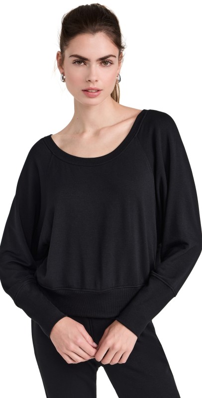Splits59 Indy Dolman Fleece Sweatshirt Black