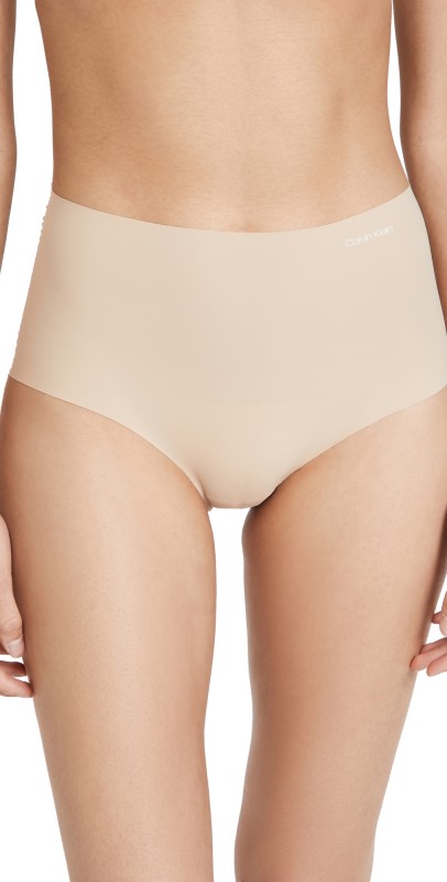 Calvin Klein Underwear Invisibles Le High Waist Hipster Panties Bare 830