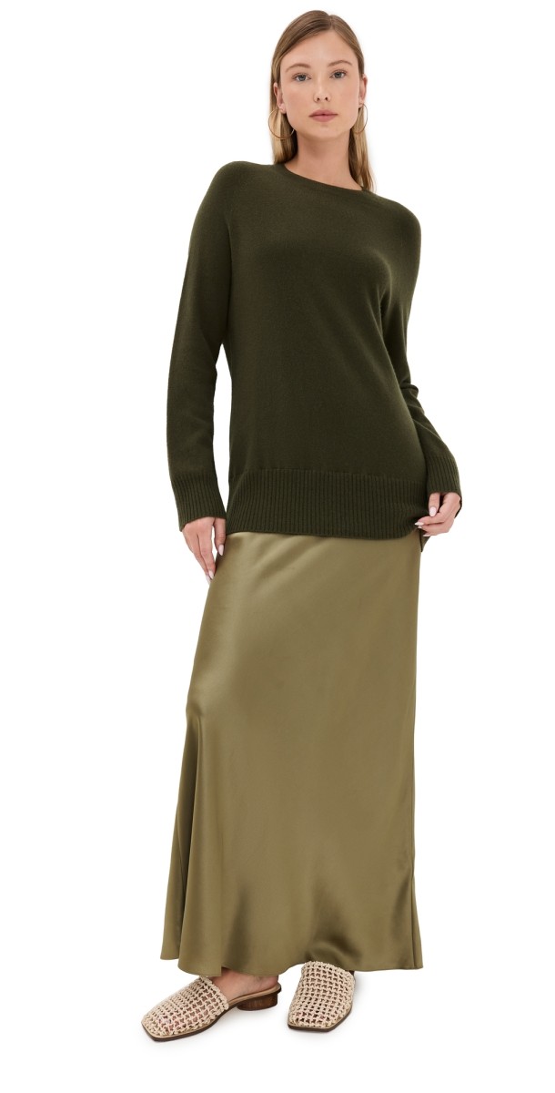 Christopher Esber Monument Long Dress Khaki