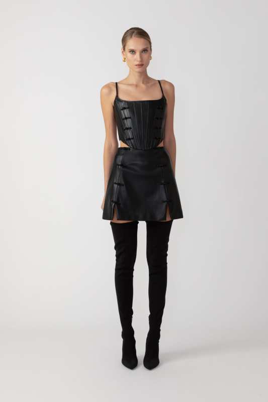 Sadie Faux Leather Skirt