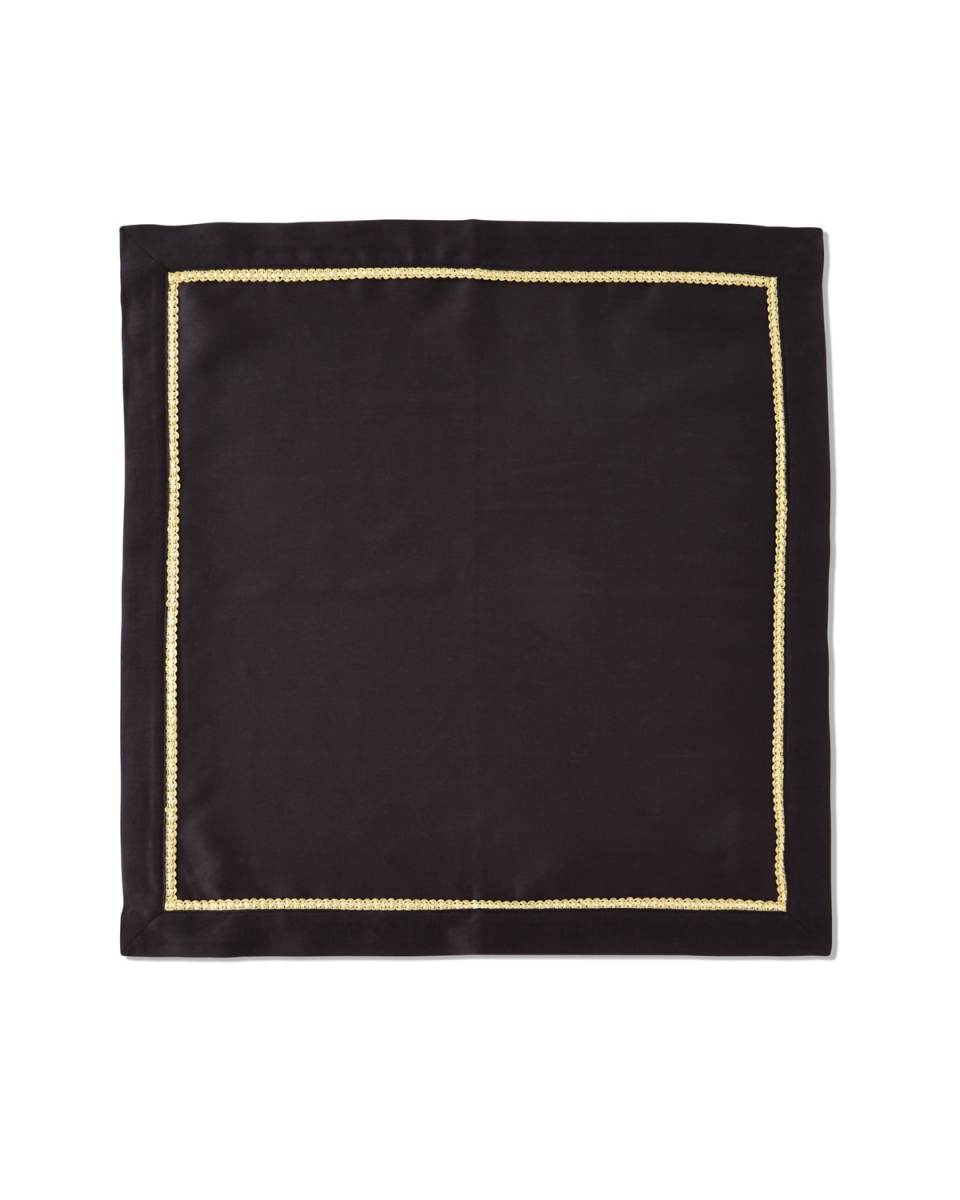 Gold Braided Trim Napkin