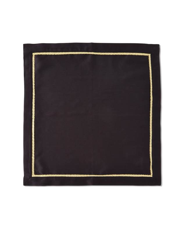 Gold Braided Trim Napkin