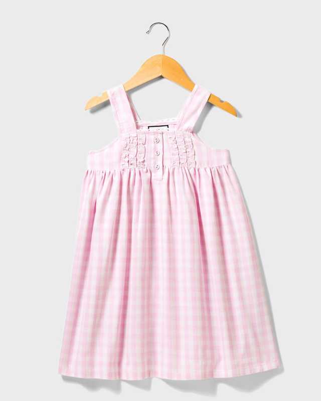 Charlotte Gingham Nightgown, Size 6M-14