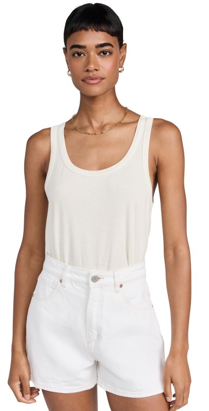 RE/DONE Boy Tank Vintage White