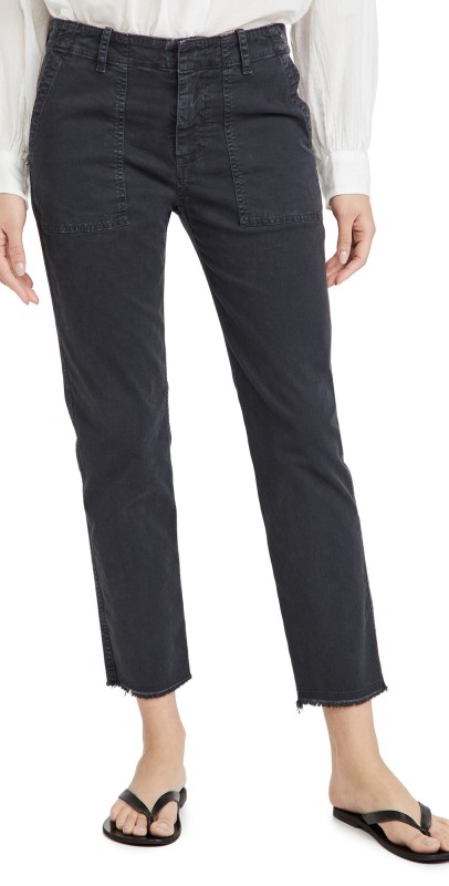 Nili Lotan Jenna Twill Pants Carbon