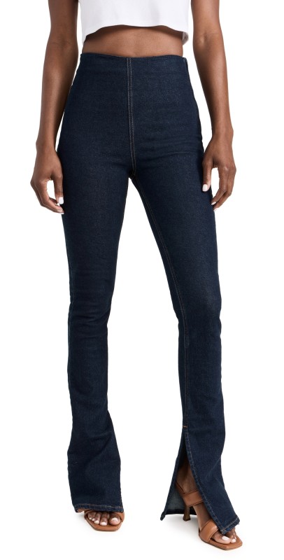 EB Denim Split Hem Jegging Jeans Midnight