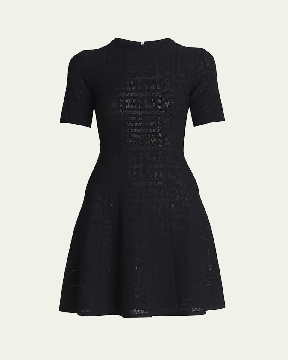 4G Pointelle Mini Dress