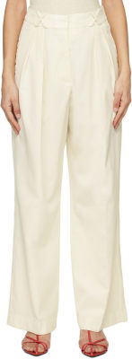 ROHE Off-White Tailored Trousers