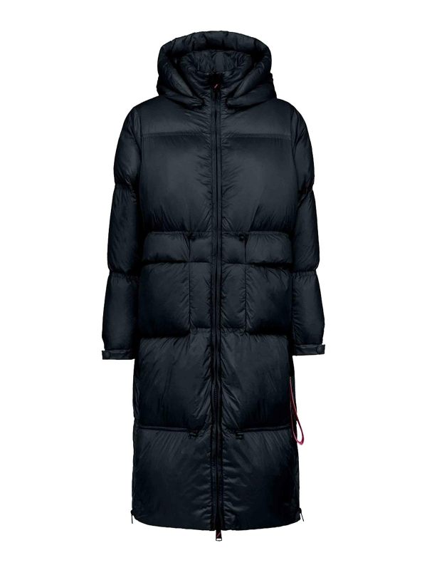 After Label Manteau Au Genou - Noir