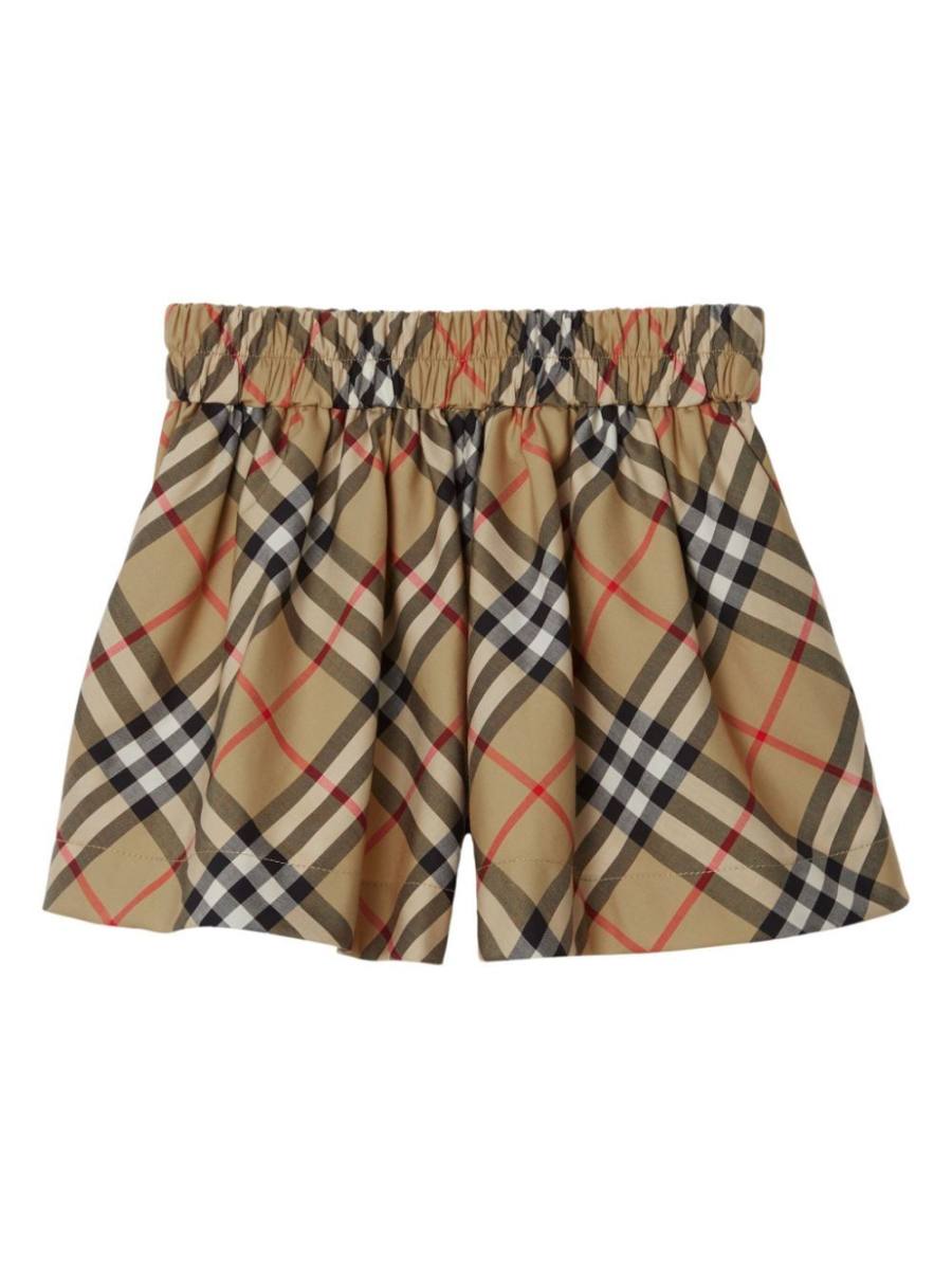 Vintage Check jersey shorts