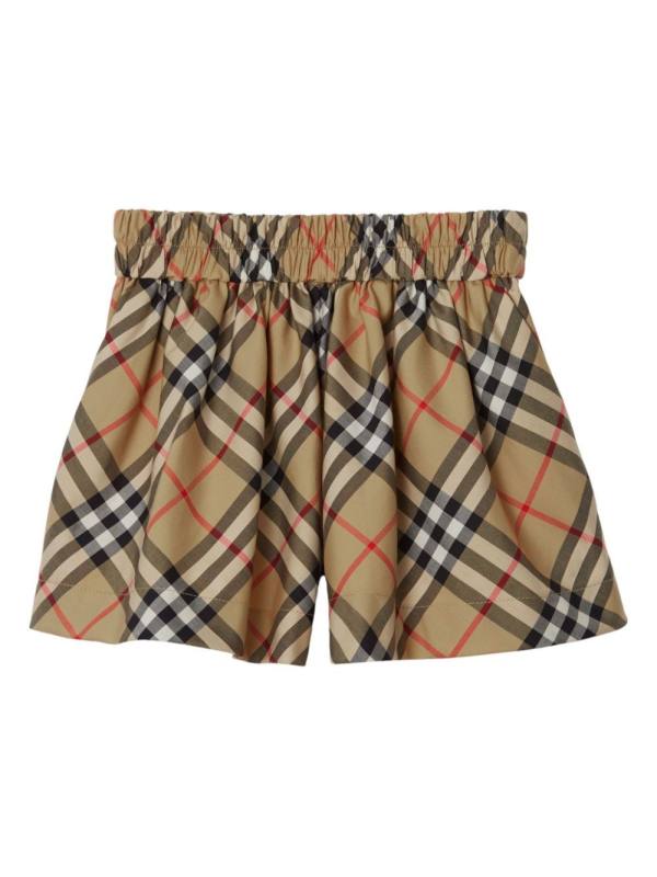 Vintage Check jersey shorts
