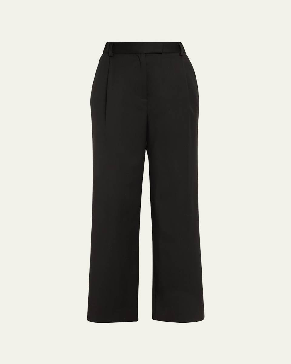 Pleated Boyfriend Pants