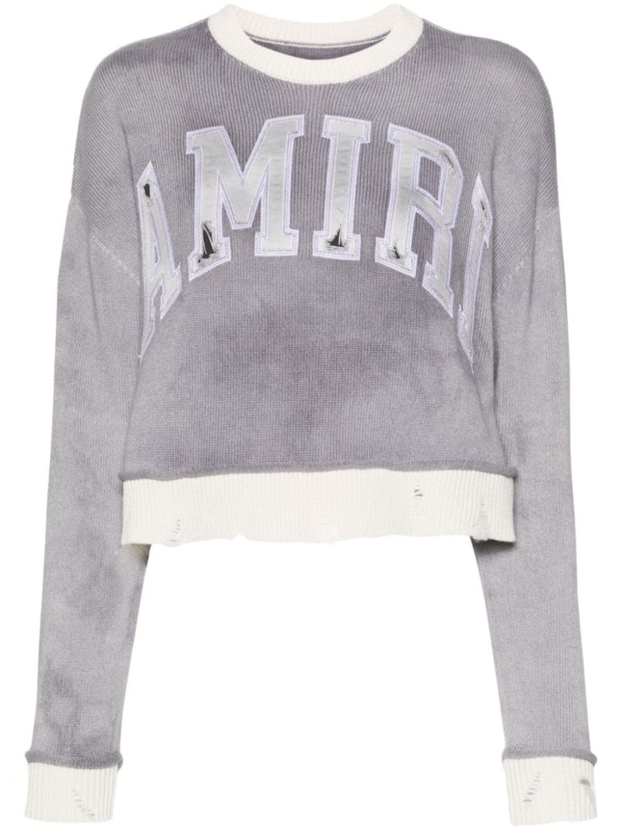 Vintage cashmere cropped jumper