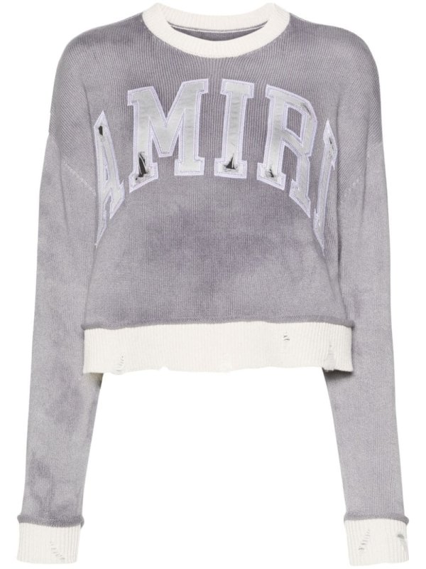Vintage cashmere cropped jumper