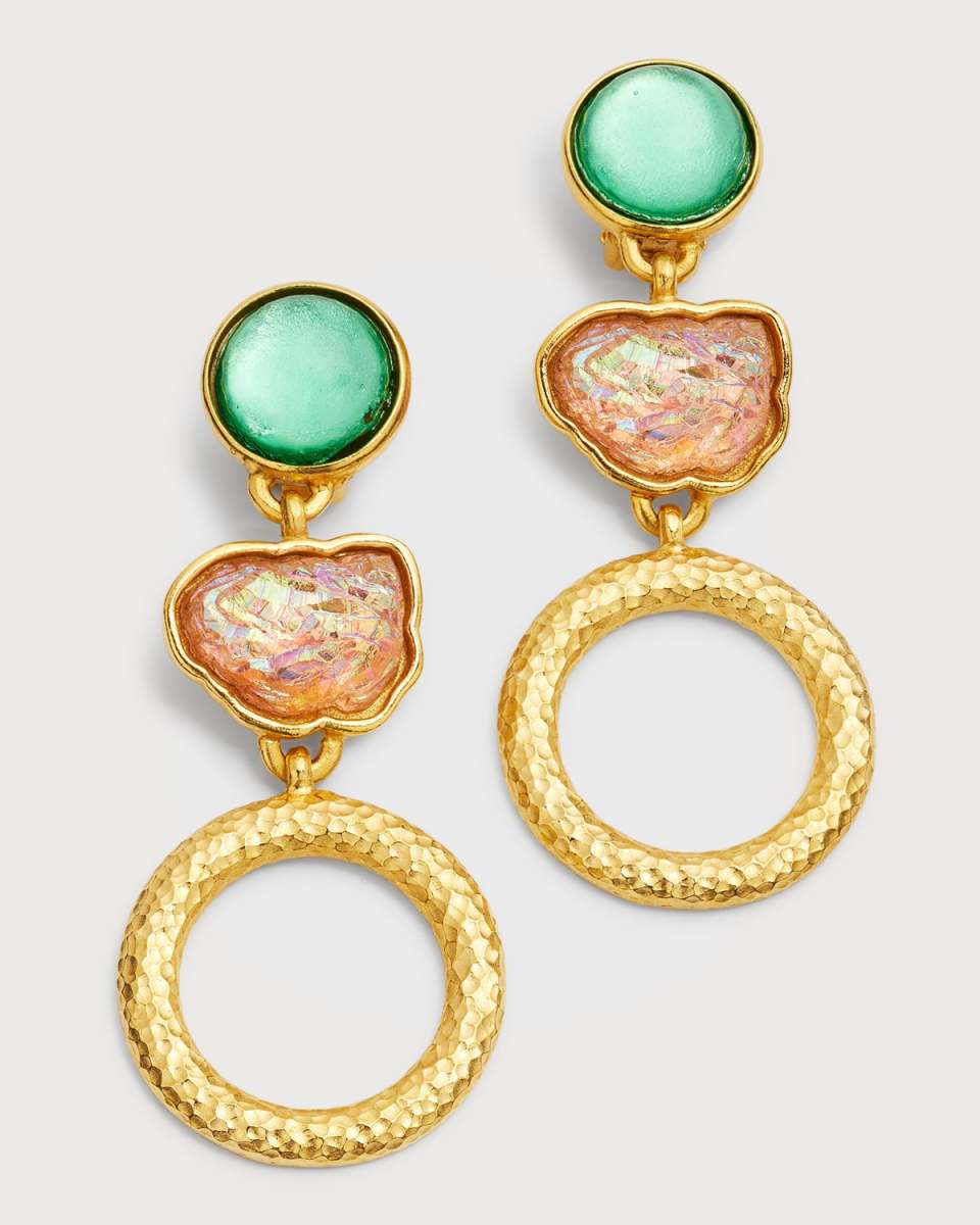 Multi-Stone and Shape Earrings
