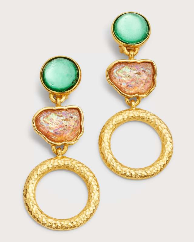 Multi-Stone and Shape Earrings
