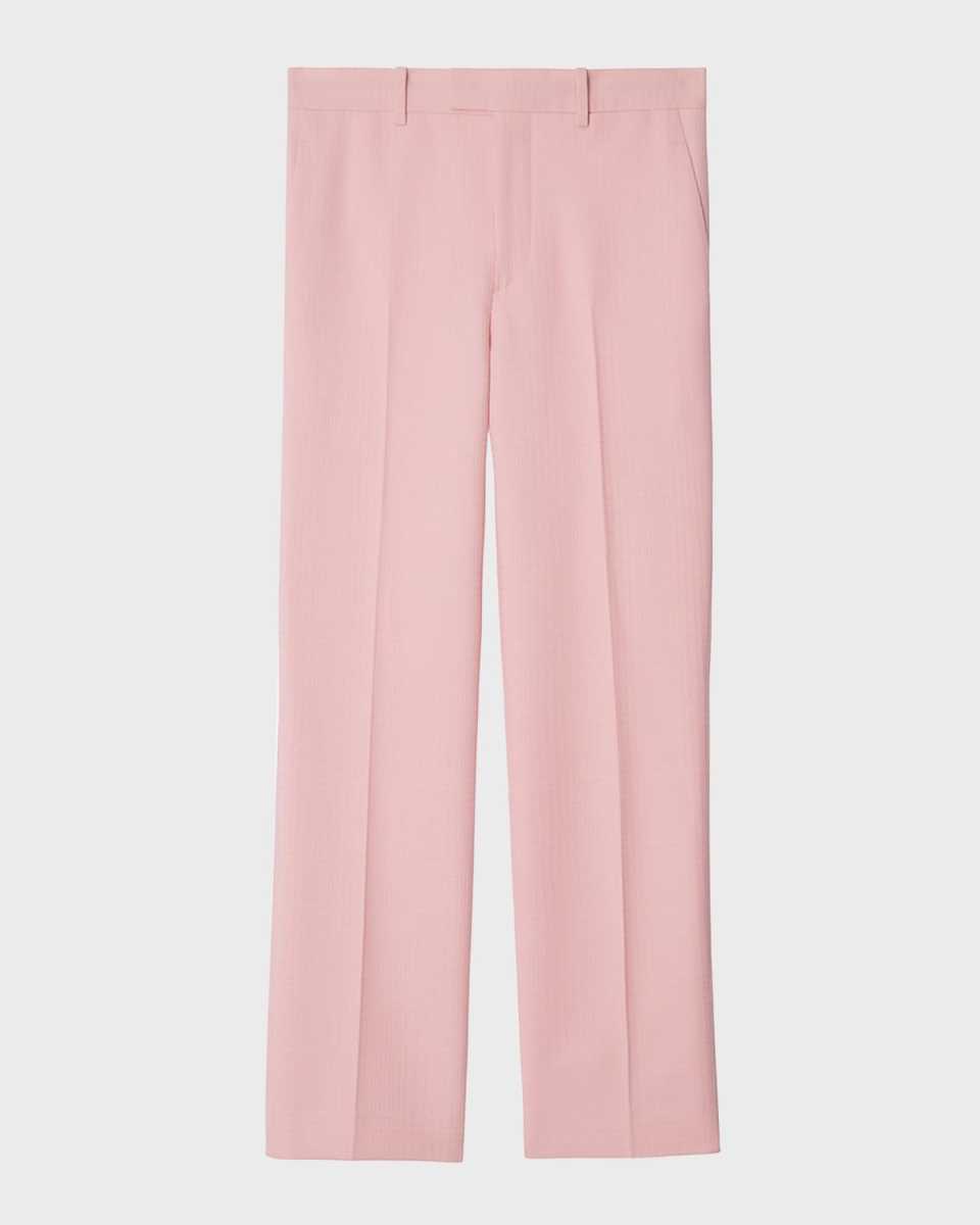 Mid-Rise Wool Trousers