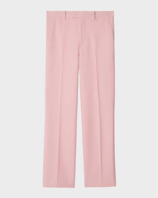 Mid-Rise Wool Trousers