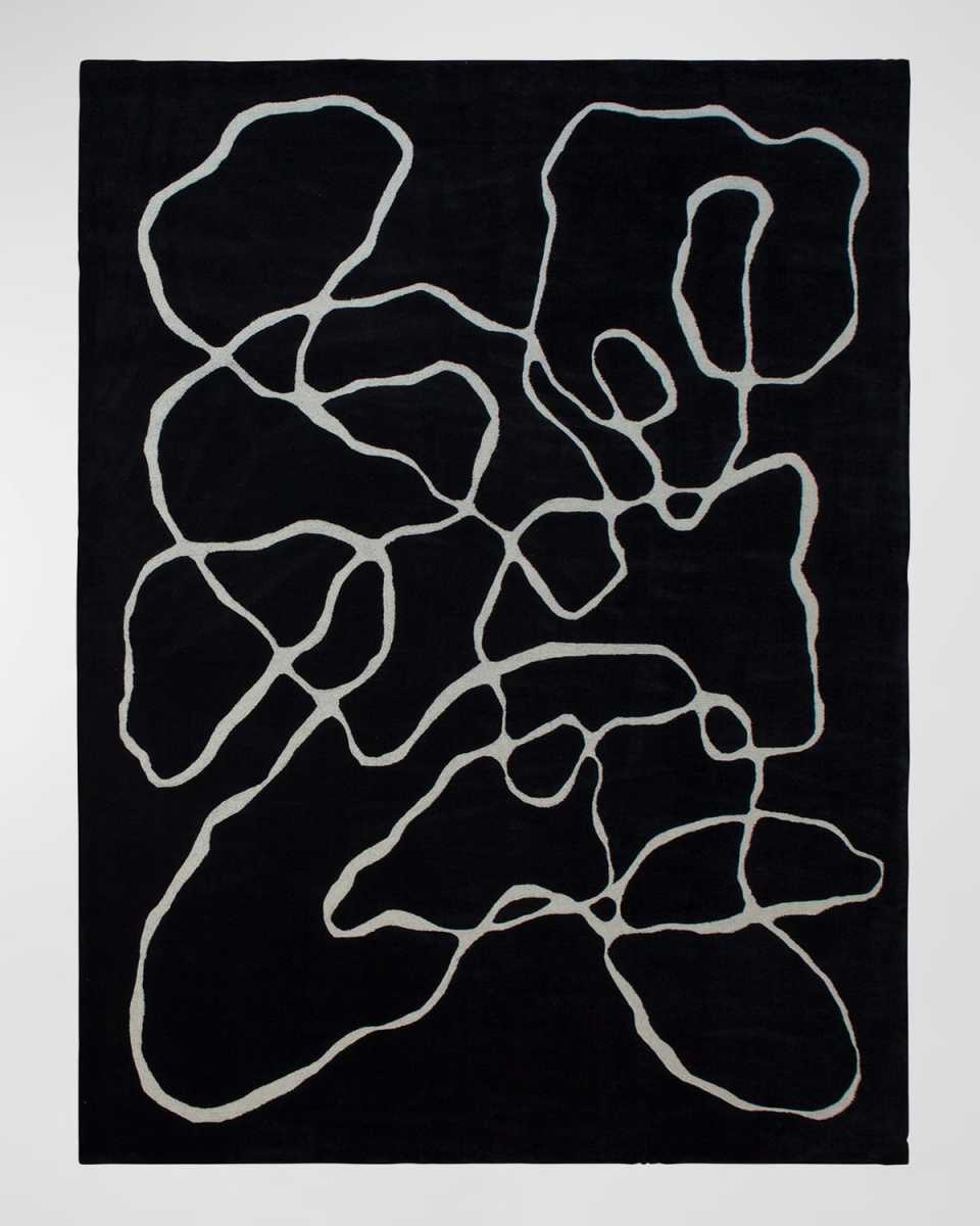 Squiggle Hand-Tufted Rug, 8' x 10'
