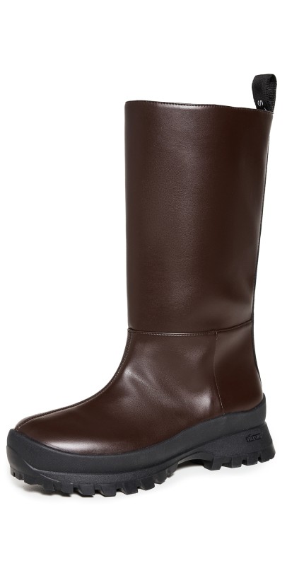 Stella McCartney Trace Alter Semi Mat Boots Cocoa