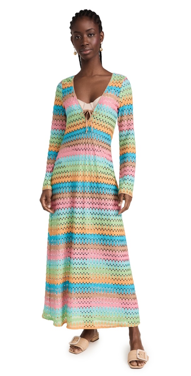 Show Me Your Mumu Vacay Coverup Multi Stripe