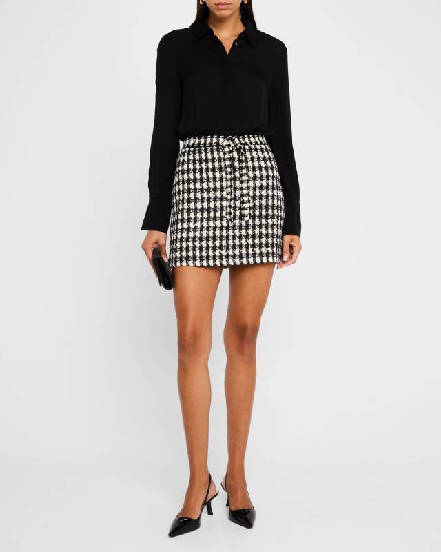 Mattie Fitted Mini Shirtdress