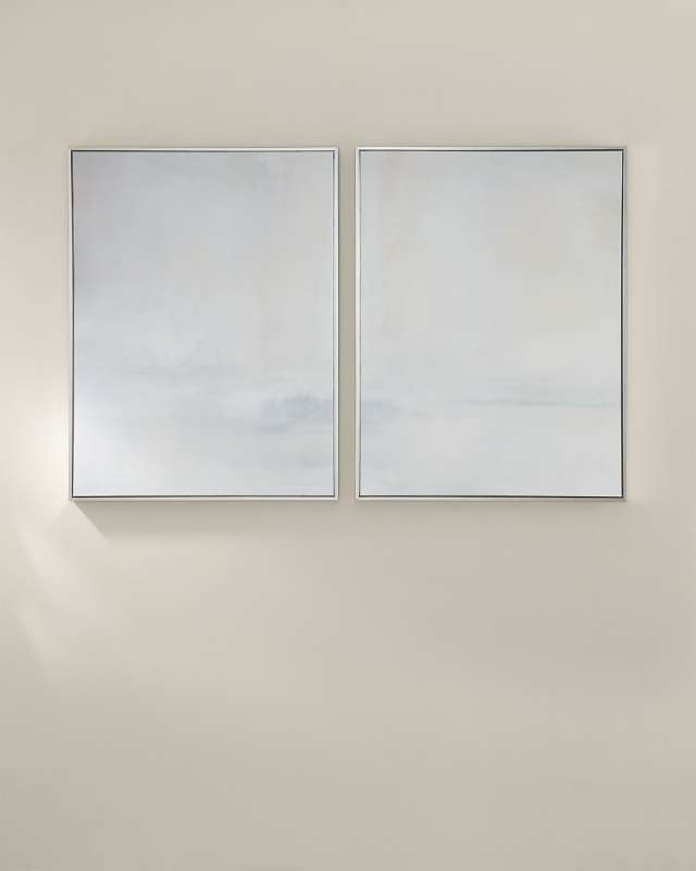 "Promontory" Giclee on Canvas Diptych, 30" x 40"