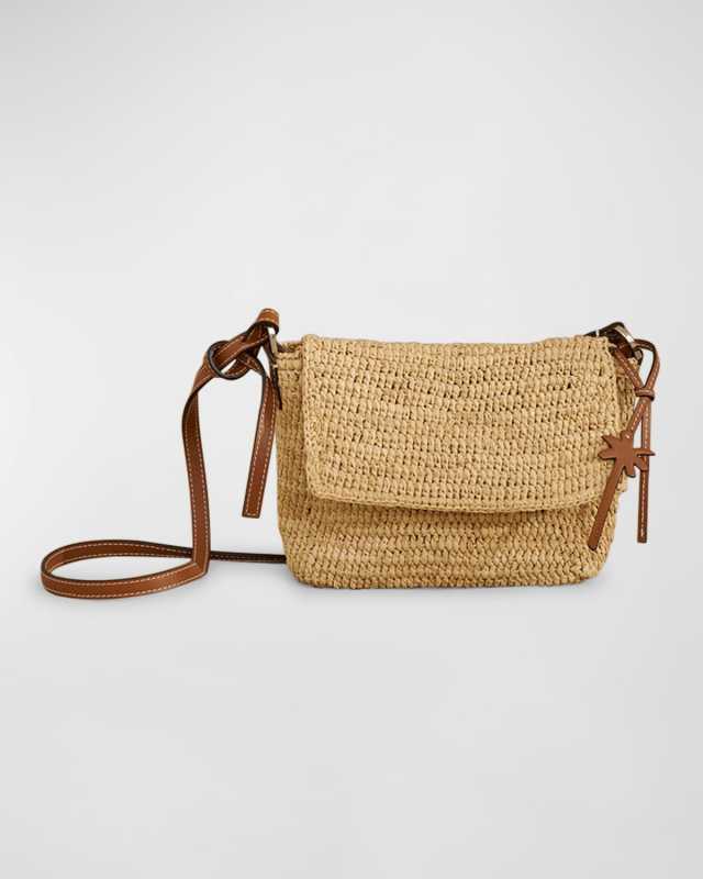 Summer Night Medium Raffia Crossbody Bag