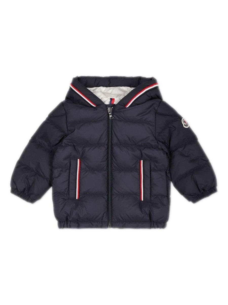 hooded padded jacke