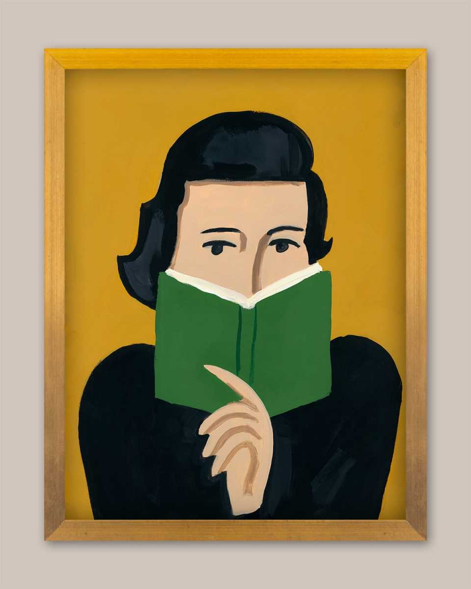Betty In A Book' Framed Wall Art