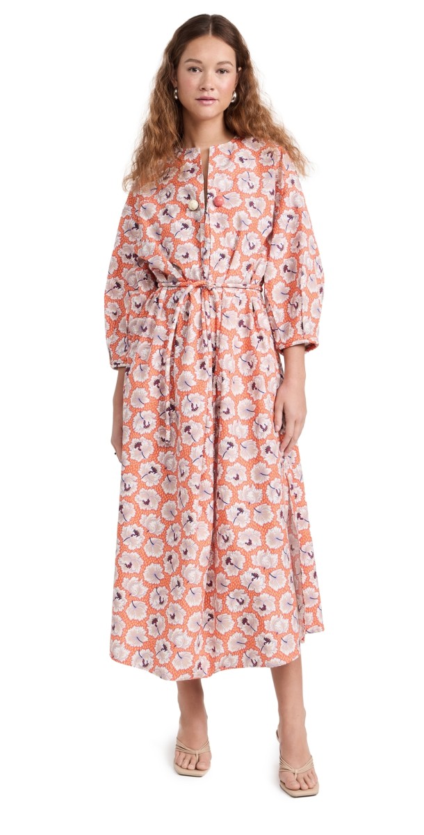 Nackiye Bosphor Kaftan Dress Turkish Carnation