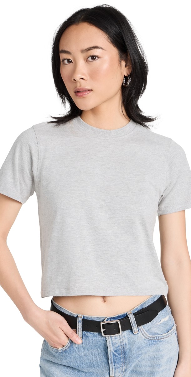DL1961 Essential Tee Heather Grey (Ultimate Knit)