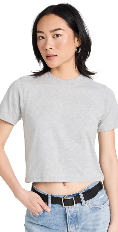 DL1961 Essential Tee Heather Grey (Ultimate Knit)