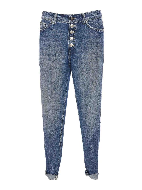 Dondup Jean Droit - Bleu