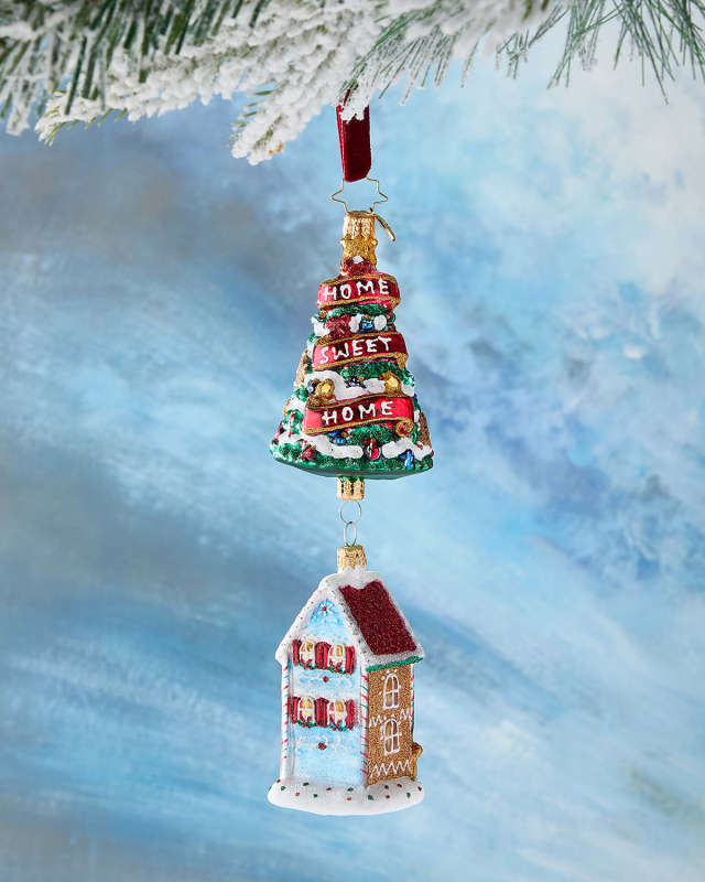Gingerbread Grove Abode Christmas Ornament