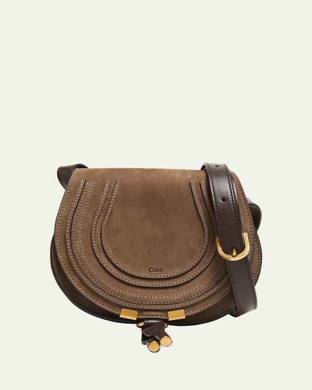Marcie Small Crossbody Bag in Nubuck Calfskin