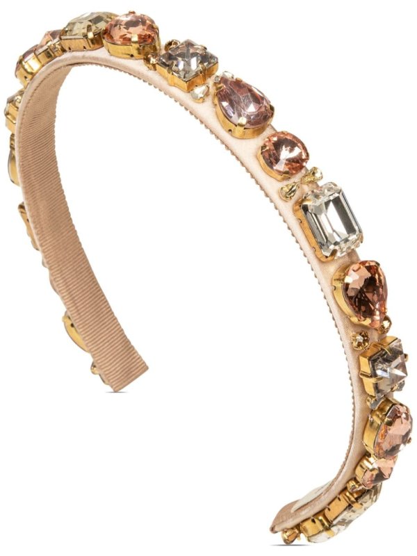 Lucia crystal-embellished headband