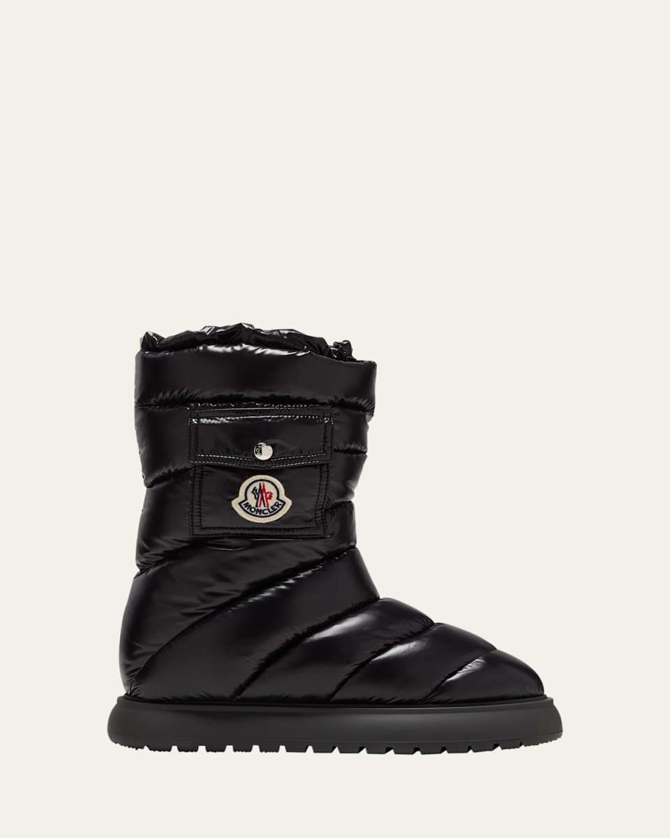 Gaia Quilted Nylon Pocket Snow Boots