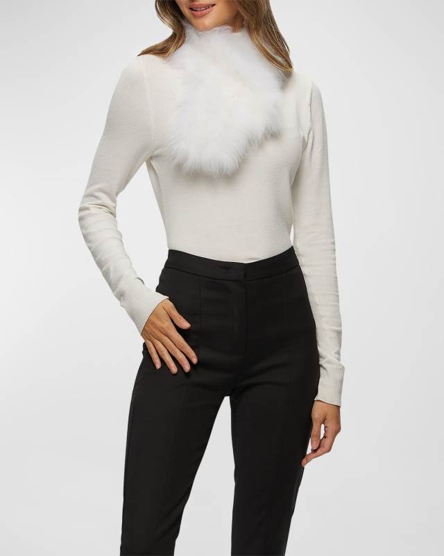 Cashmere Goat Pull-Through Scarf