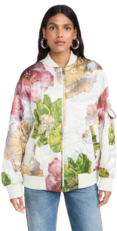 Stine Goya Norea Jacket Poppies Bloom