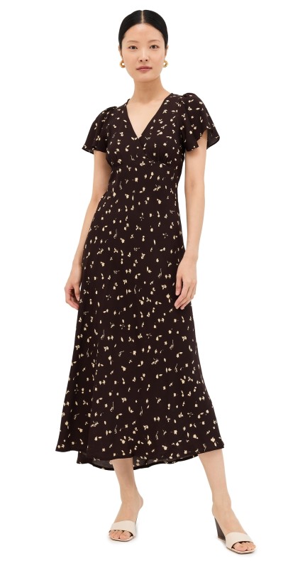 FAITHFULL Boda Maxi Dress Clover Brown