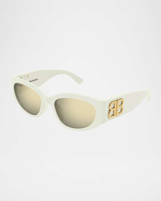 BB Logo Acetate Cat-Eye Sunglasses
