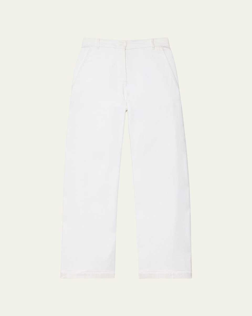 Carpenter Denim Wide-Leg Pants