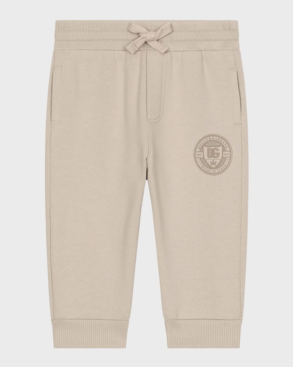 Boy's Logo Stamped Joggers, Size 1