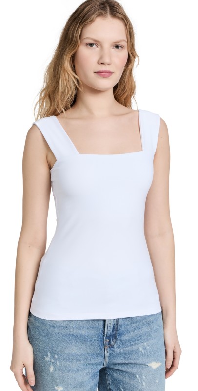 Susana Monaco Wide Strap Tank Sugar
