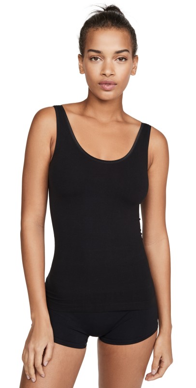 Yummie Seamlessly Shaped 2 Way Tank Black