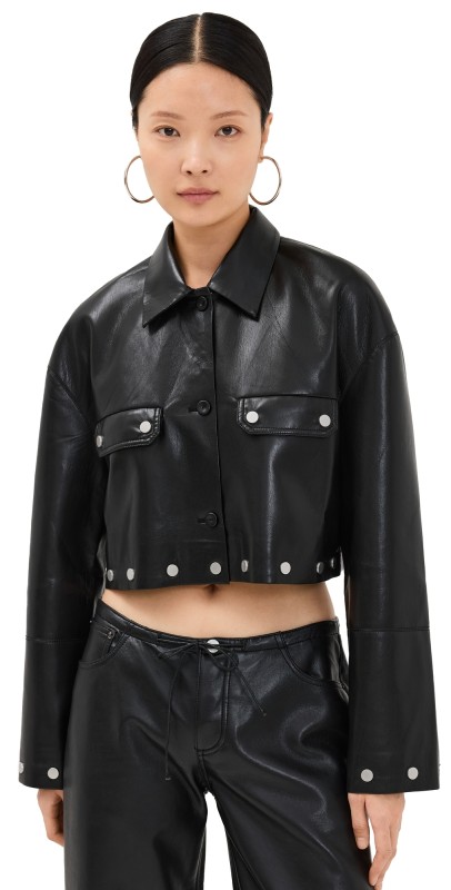 Nanushka Kassie Jacket Black