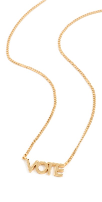 Roxanne Assoulin Vote Necklace Gold