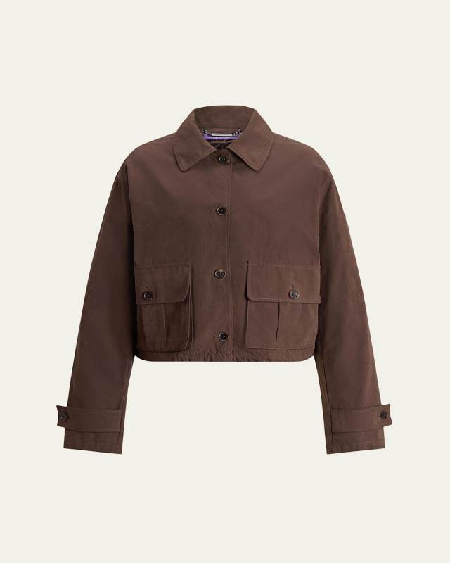 Katie Cotton-Blend Wading Jacket